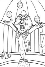 coloring page Madagascar 3